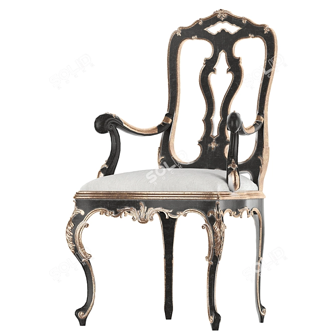 Elegant Roberto Giovannini Chairs 3D model image 3