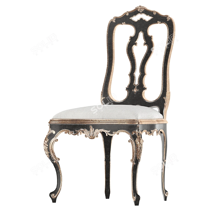 Elegant Roberto Giovannini Chairs 3D model image 4