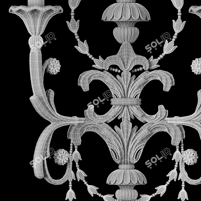 Eleganza: Roberto Giovannini Wall Light 3D model image 5