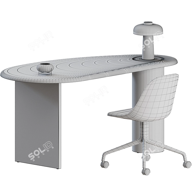 Modern Office Set by Menu 3D model image 4