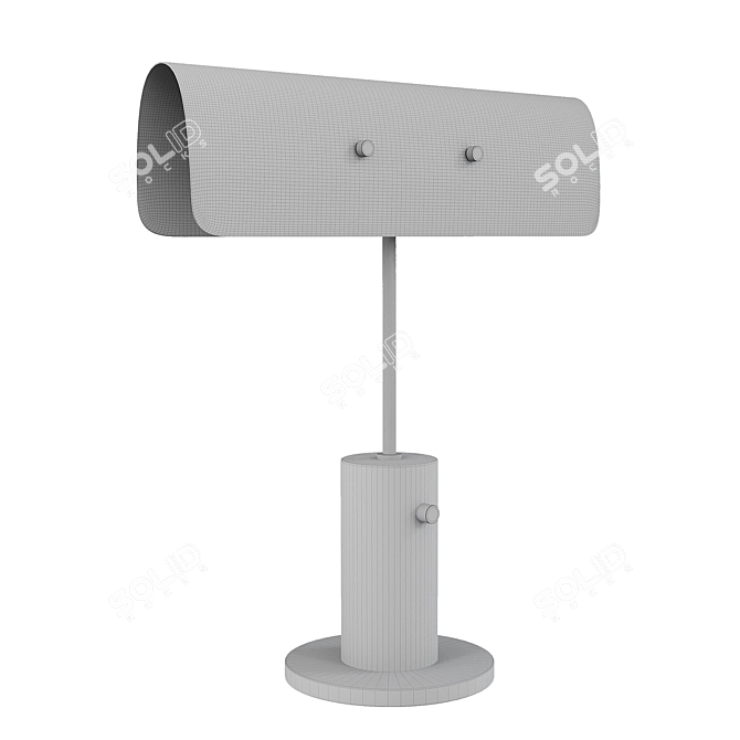 Modern Curve Lamp 3D model image 5