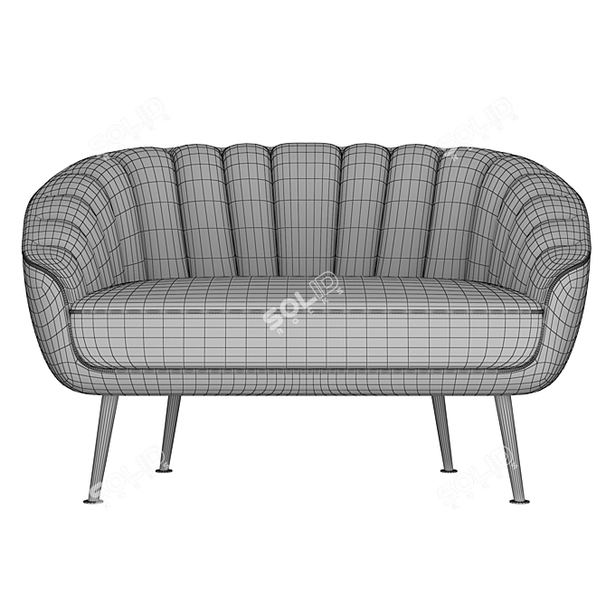 Primrose Luxe 2 Seater Sofa 3D model image 4