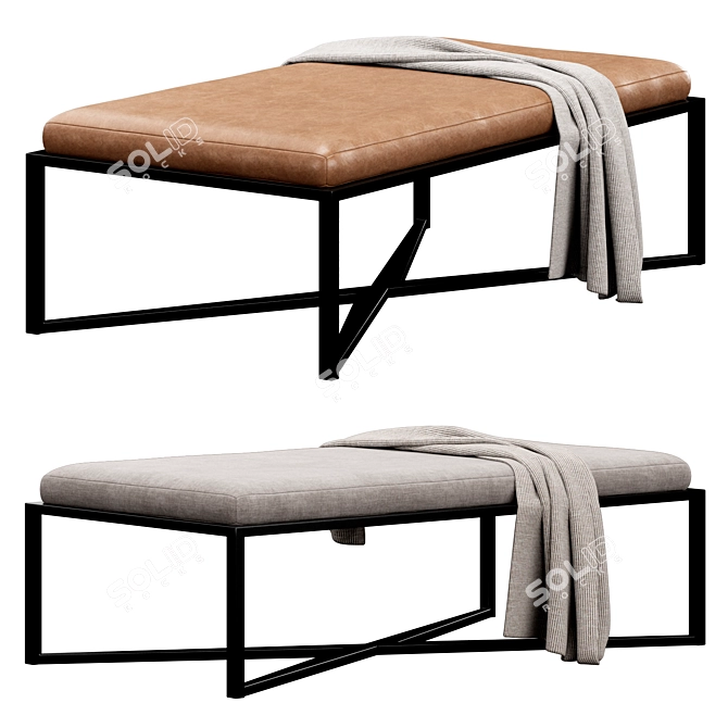 Nadia Coffee Table: Stylish and Versatile 3D model image 1