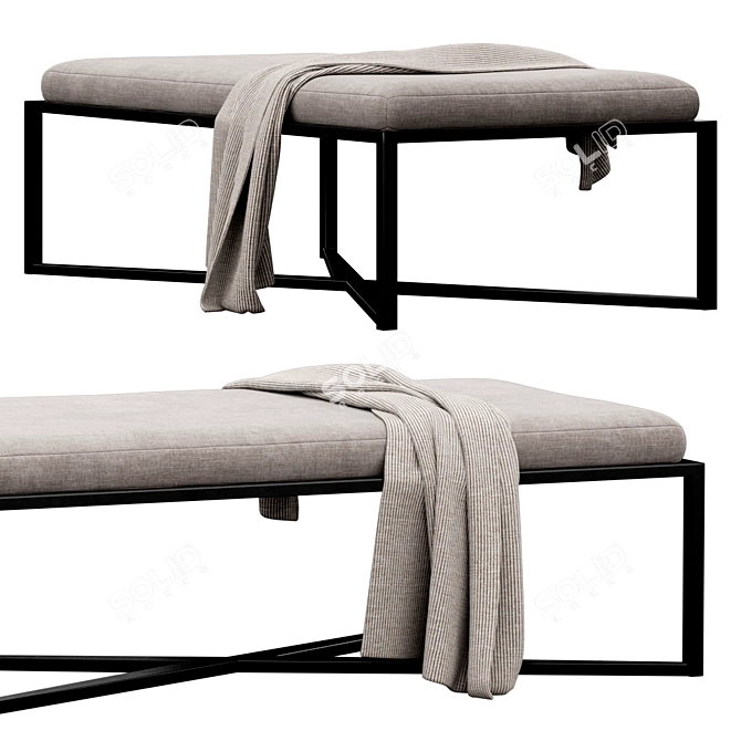 Nadia Coffee Table: Stylish and Versatile 3D model image 2