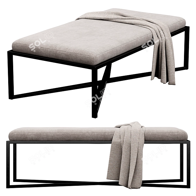 Nadia Coffee Table: Stylish and Versatile 3D model image 3