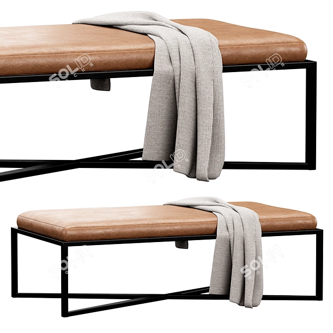 Nadia Coffee Table: Stylish and Versatile 3D model image 5