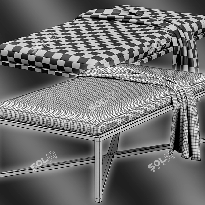 Nadia Coffee Table: Stylish and Versatile 3D model image 6