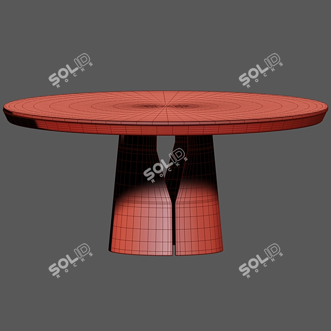 Elegant Poliform Sophie Dining Chair Set 3D model image 5