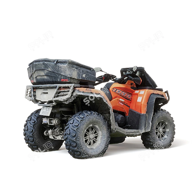 CF Moto X10: 80hp V-Twin ATV 3D model image 2