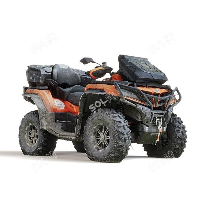 CF Moto X10: 80hp V-Twin ATV 3D model image 5