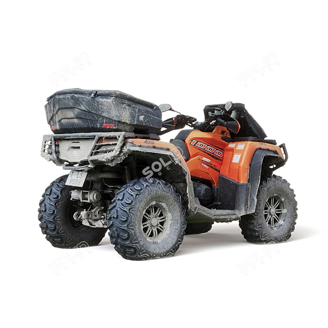 CF Moto X10: 80hp V-Twin ATV 3D model image 6