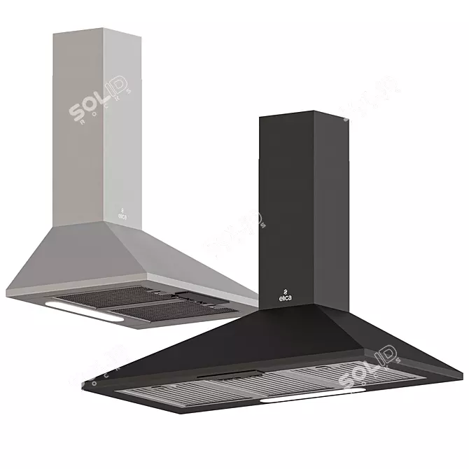 Elica Missy: Sleek and Powerful Hood 3D model image 2