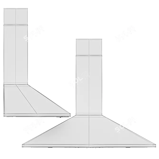 Elica Missy: Sleek and Powerful Hood 3D model image 7