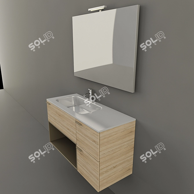 Modern Italian Lasaidea XIL Composition 04 3D model image 4