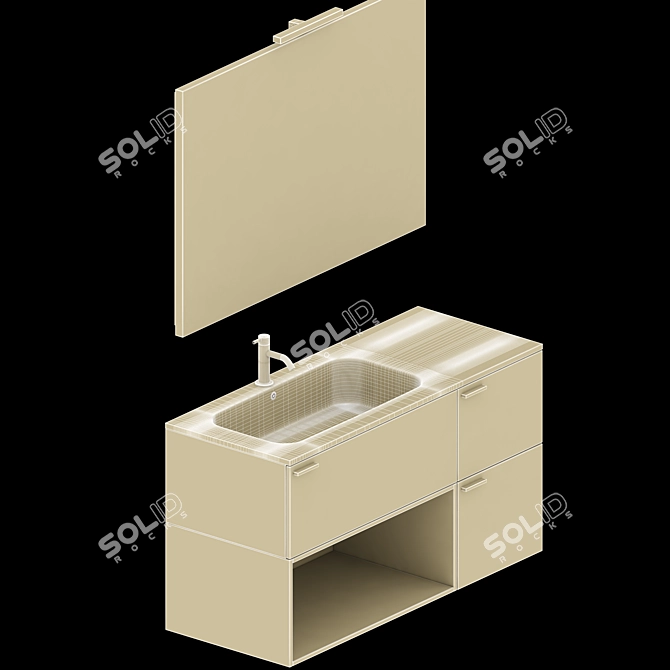 Modern Italian Lasaidea XIL Composition 04 3D model image 5