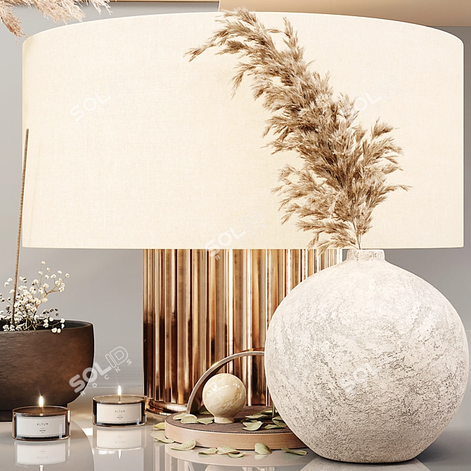 Elegant Decor Set 032: High-Quality, Detailed 3D model image 2