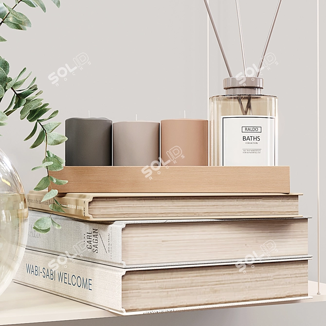 Elegant Decor Set 032: High-Quality, Detailed 3D model image 5