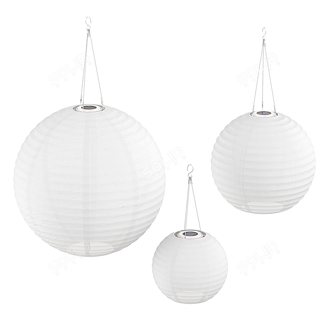 SOLVINDEN LED Pendant Lamp 3D model image 1