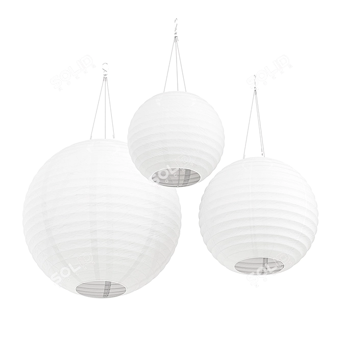 SOLVINDEN LED Pendant Lamp 3D model image 2