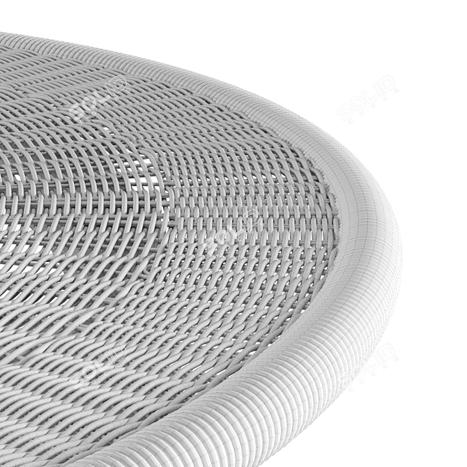 Serena & Lily Anguilla Rattan Coffee Table 3D model image 9