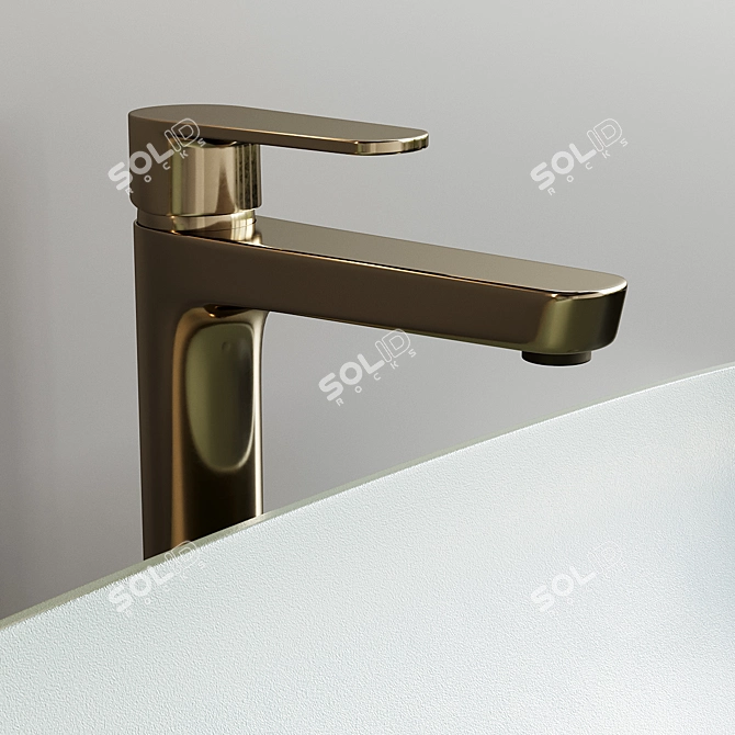Fiora Sen Double Wall-Mounted Vanity Set 3D model image 4
