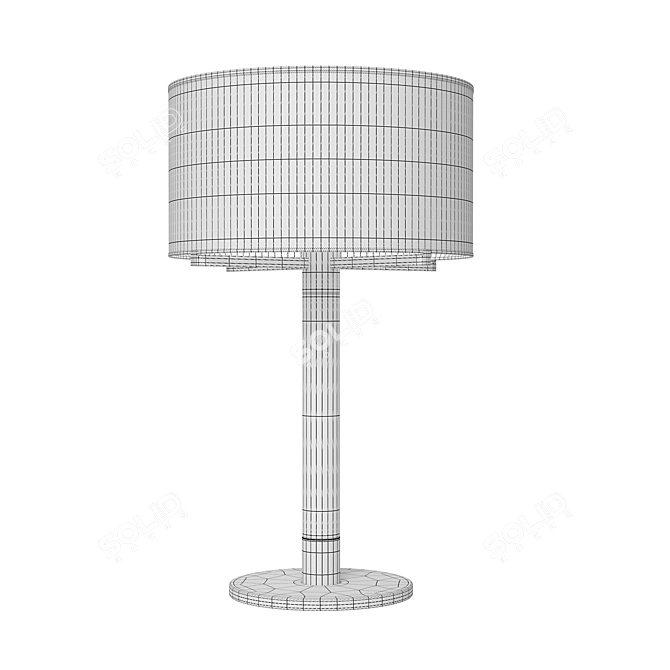 Truman Table Lamp: Timeless Restoration Elegance 3D model image 2