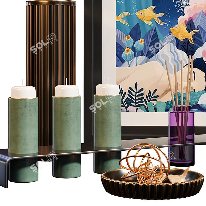 Deco04: Versatile Decor Set 3D model image 3