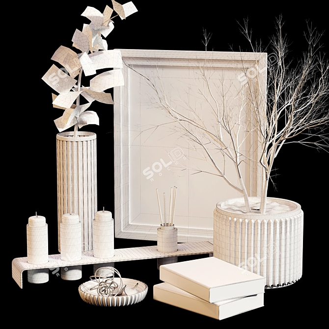 Deco04: Versatile Decor Set 3D model image 4