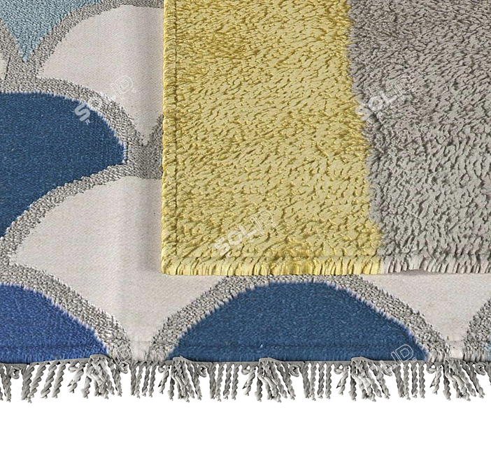 Elegant Carpets: Luxury for Your Home 3D model image 2