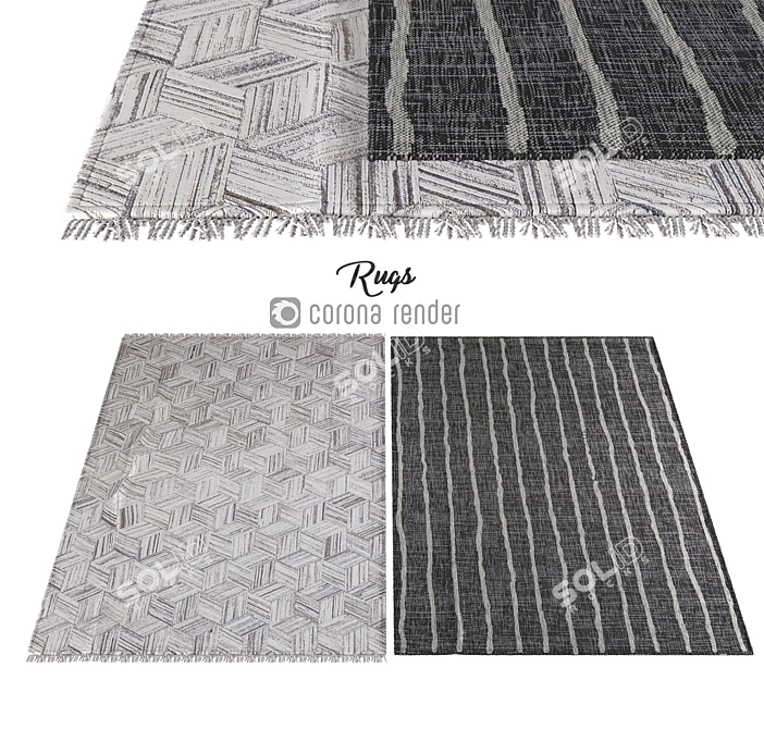 Luxury Carpets: Plush Comfort & Style 3D model image 1