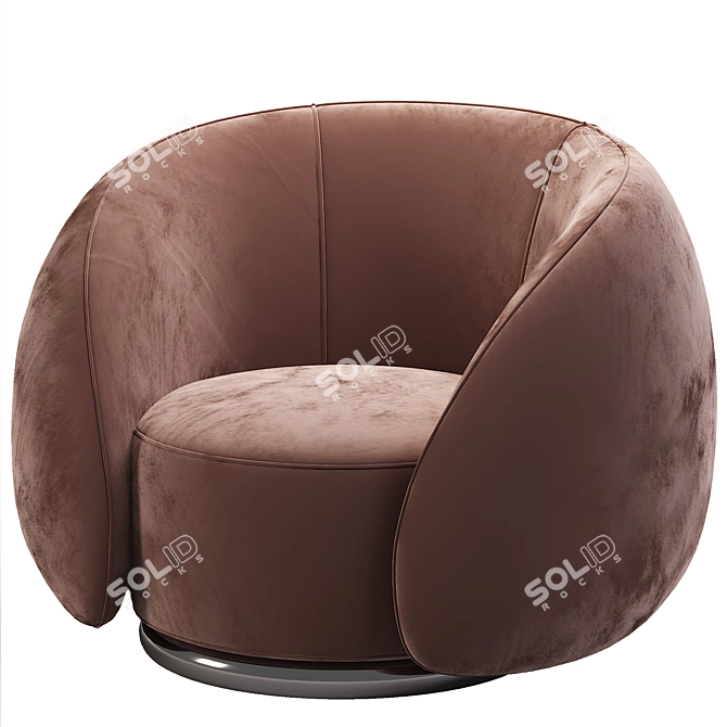 Modern Armchair: 3Ds Max 2014, Corona 3 3D model image 4