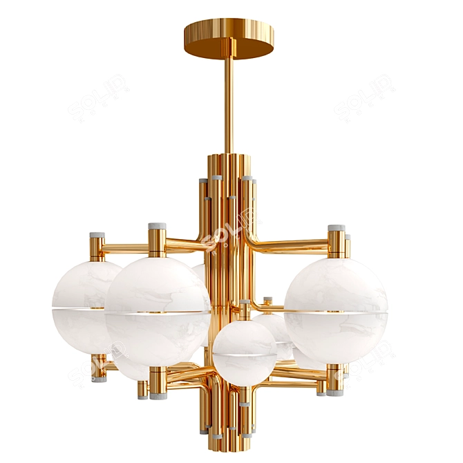 Elegant ANDROS Pendant Collection 3D model image 4