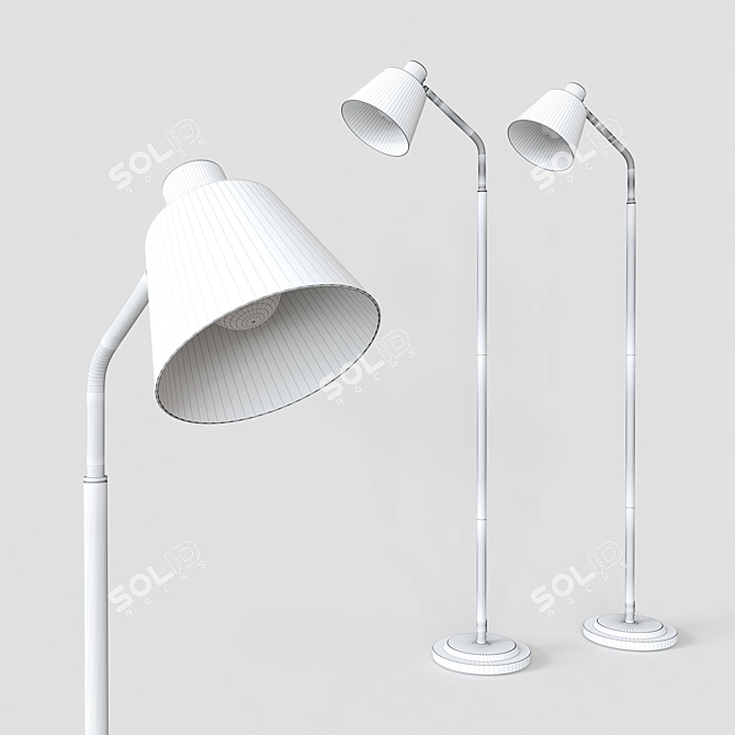 Lumina Deco Ardini Floor Lamp: Elegant Illumination at its Finest 3D model image 3