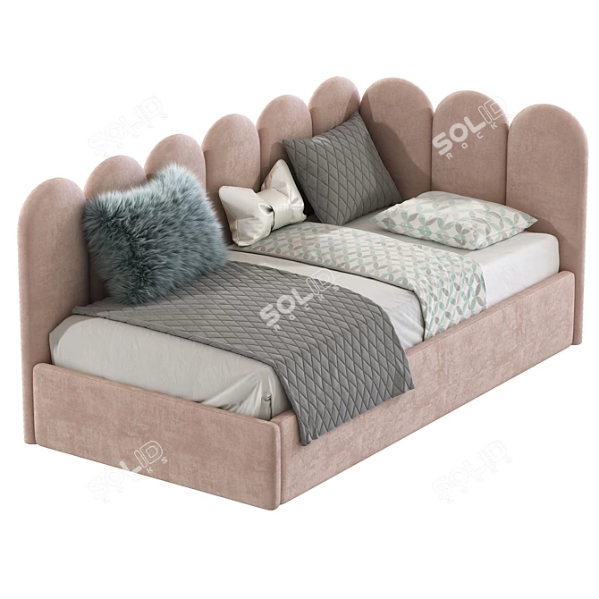 Stylish Multifunctional Sofa Bed 3D model image 3