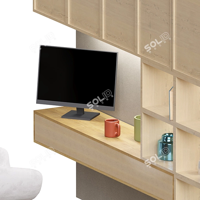 Product Title: Elegant Office Oasis 3D model image 2