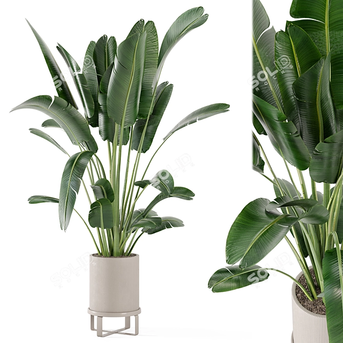 Greenery Galore: Ferm Living Bau Pot Large - Set 173 3D model image 1