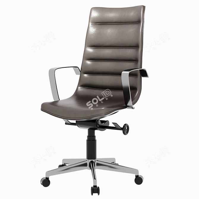 Kenzo Highback Leather Office Chair 3D model image 1