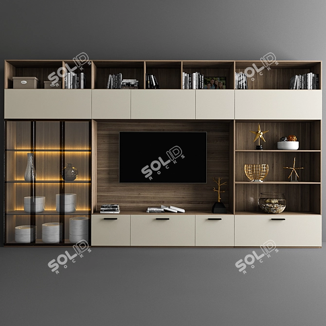 Colombini Casa Modern TV Stand 3D model image 1