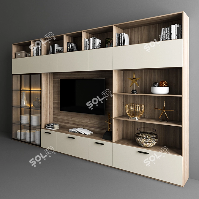 Colombini Casa Modern TV Stand 3D model image 3