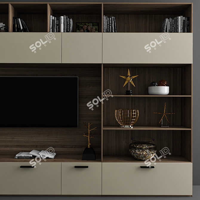 Colombini Casa Modern TV Stand 3D model image 5