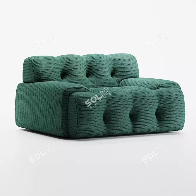 Elegant Comfort: Roche Bobois Blogger 3 3D model image 1