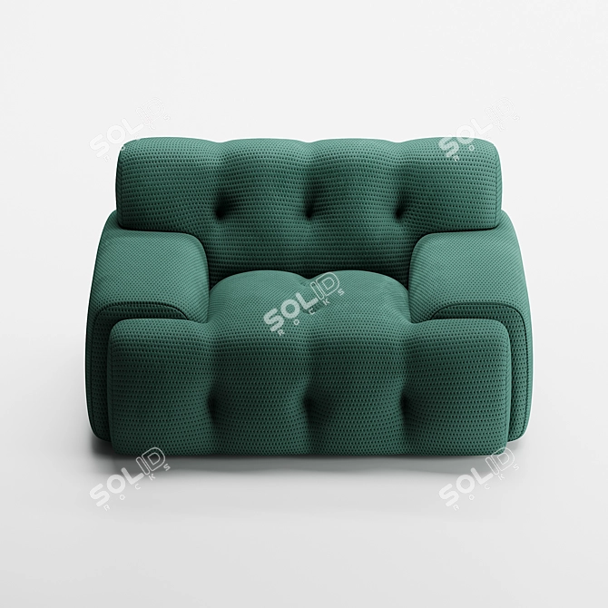 Elegant Comfort: Roche Bobois Blogger 3 3D model image 2