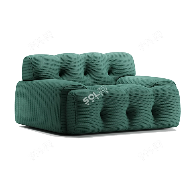 Elegant Comfort: Roche Bobois Blogger 3 3D model image 5