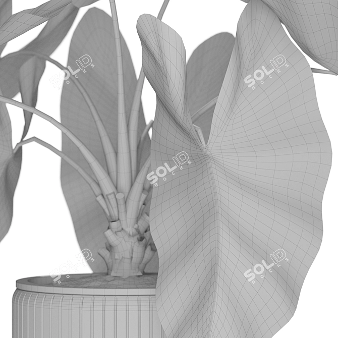 Lush Botanical Assortment 548 3D model image 4