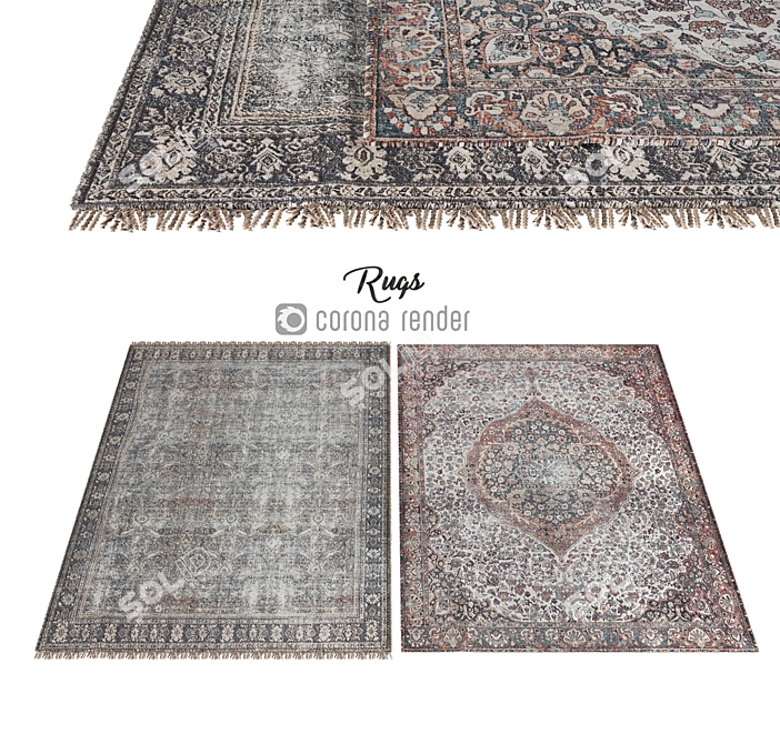 Luxury Home Carpets 3D model image 1