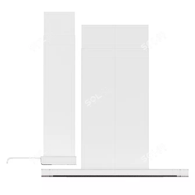 Elica Serendipity: Stylish, Compact Hood 3D model image 6