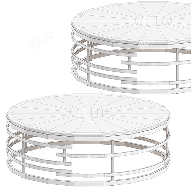 Modern Lilbourn Coffee Table 3D model image 3