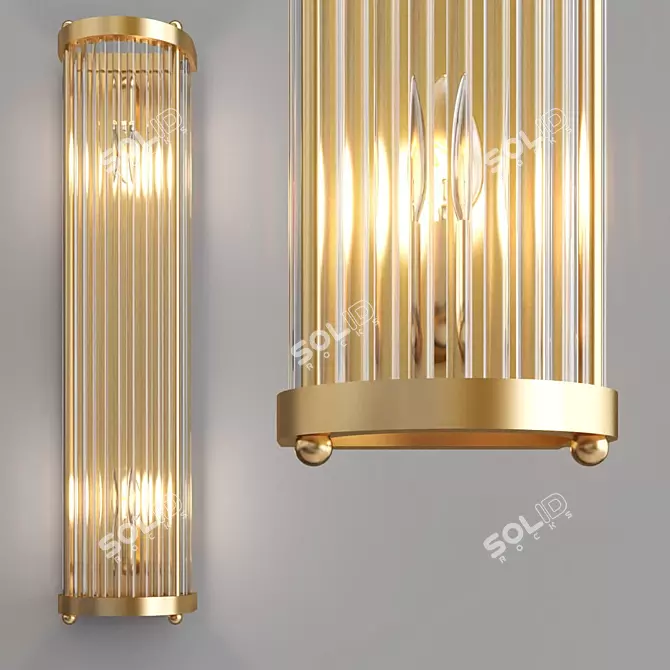 Elegant RAMONA Wall Sconce: Create Cozy Ambience 3D model image 4