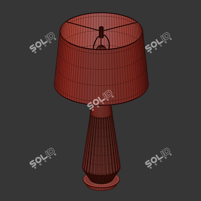 Elegant Helena Table Lamp 3D model image 3