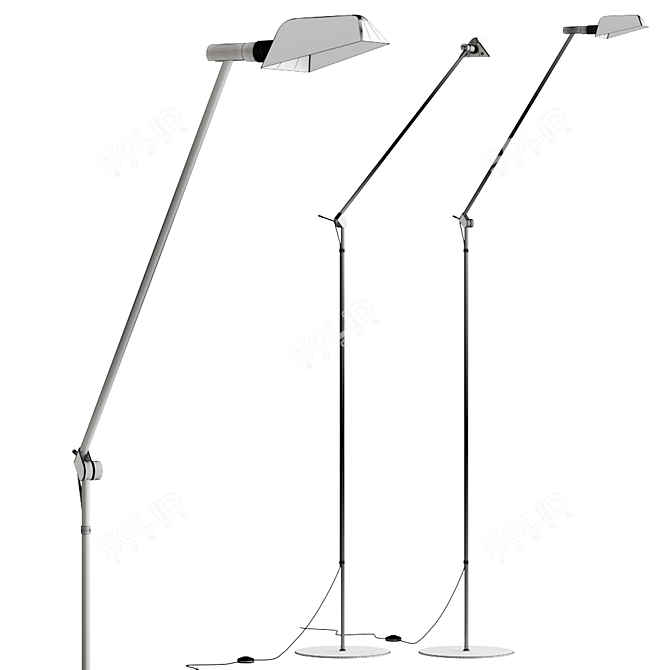 Tema Floor Lamp: Sleek Elegance 3D model image 2